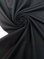 Wool Twill Fabric Black