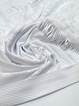Polyamide Elastane Knitted Fabric White Panel Print