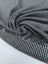 Cotton Wool Tweed Houndstooth
