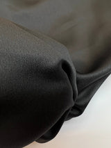 Black Stretch Sateen Fabric