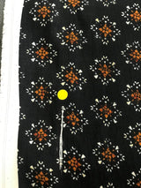Viscose Crepe Printed Brown Fabric