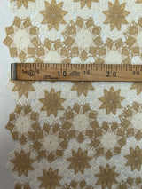 Polyamide Macramé Floral White-Beige