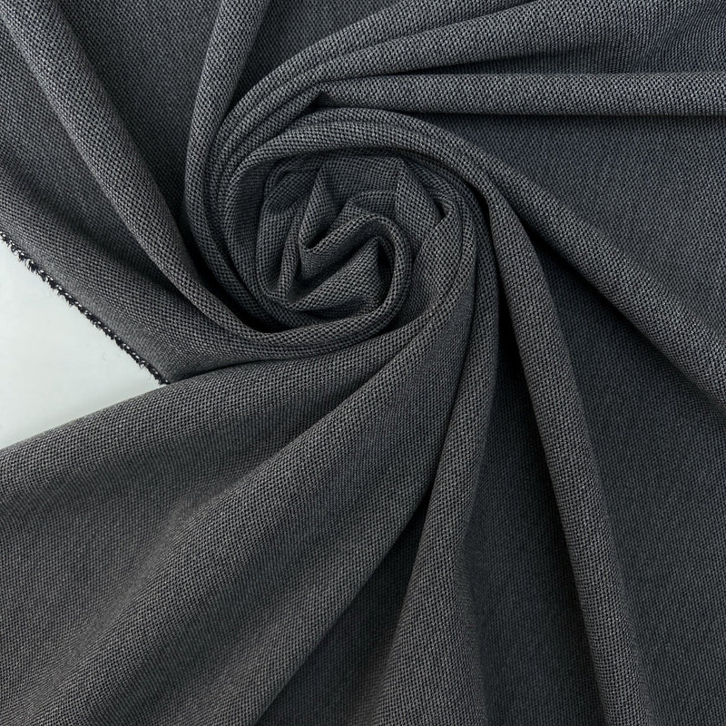 Italian Wool Tweed Gray Shades