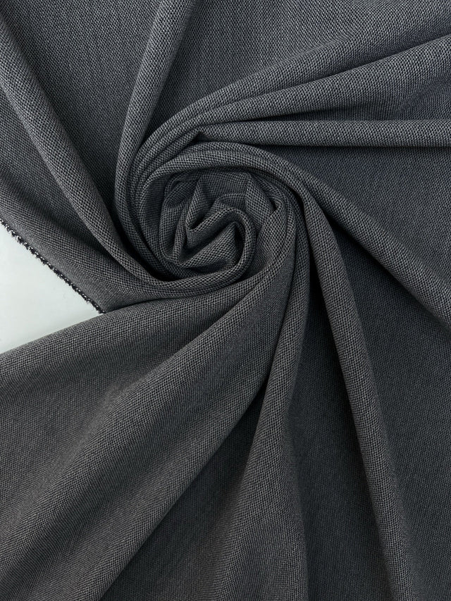 Italian Wool Tweed Gray Shades