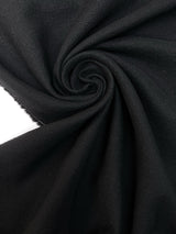 Black Wool Twill Fabric