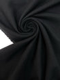 Black Wool Twill Fabric