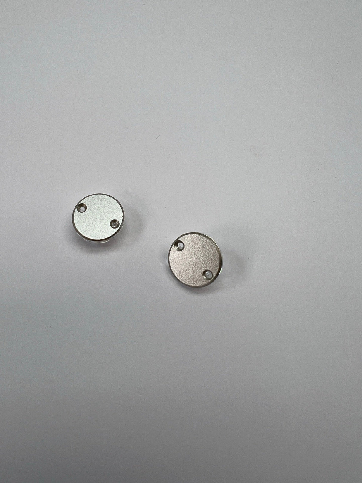 Silver Sewing Notions With Crystals