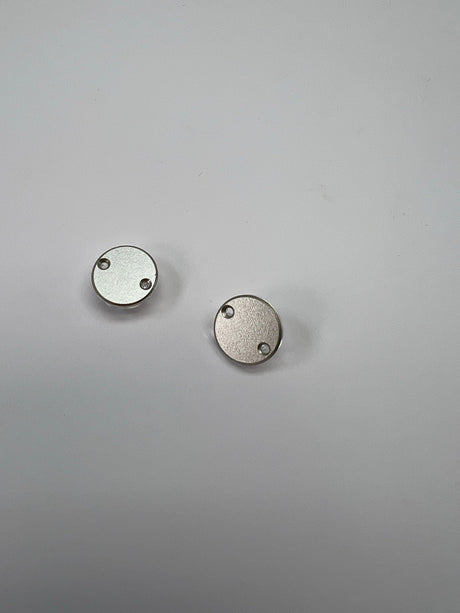Silver Sewing Notions With Crystals