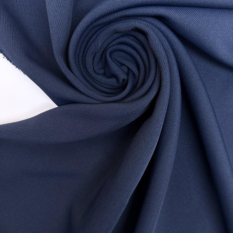 Polyester Double Weave Twill in French Blue