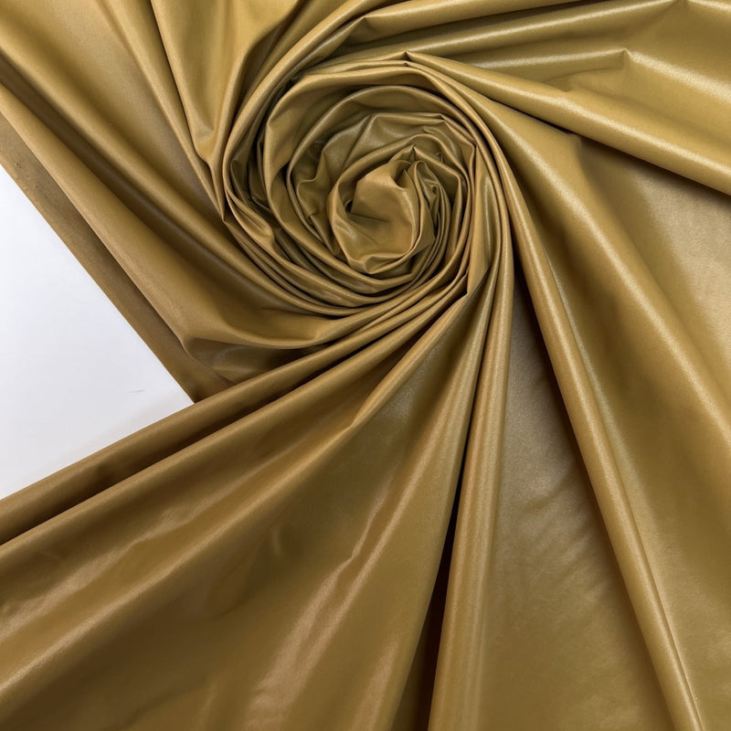 Polyamide Woven Water-Repellent Jacket Fabric Brown-Green