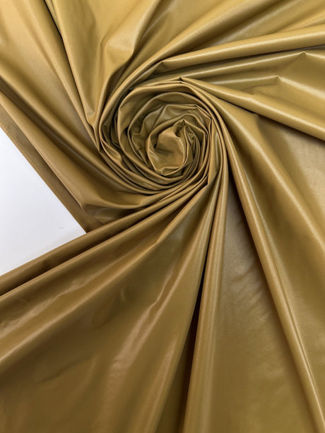 Polyamide Woven Water-Repellent Jacket Fabric Brown-Green