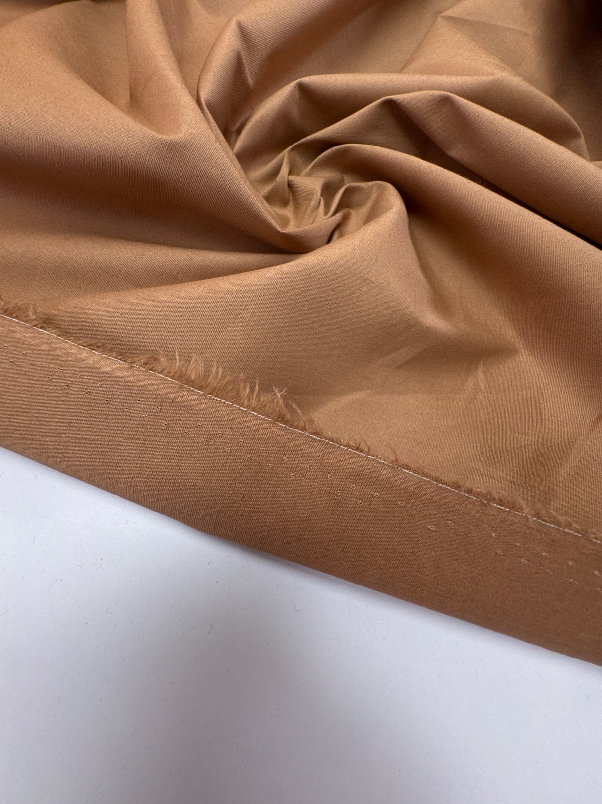 Viscose Elastane Plain Weave Brown