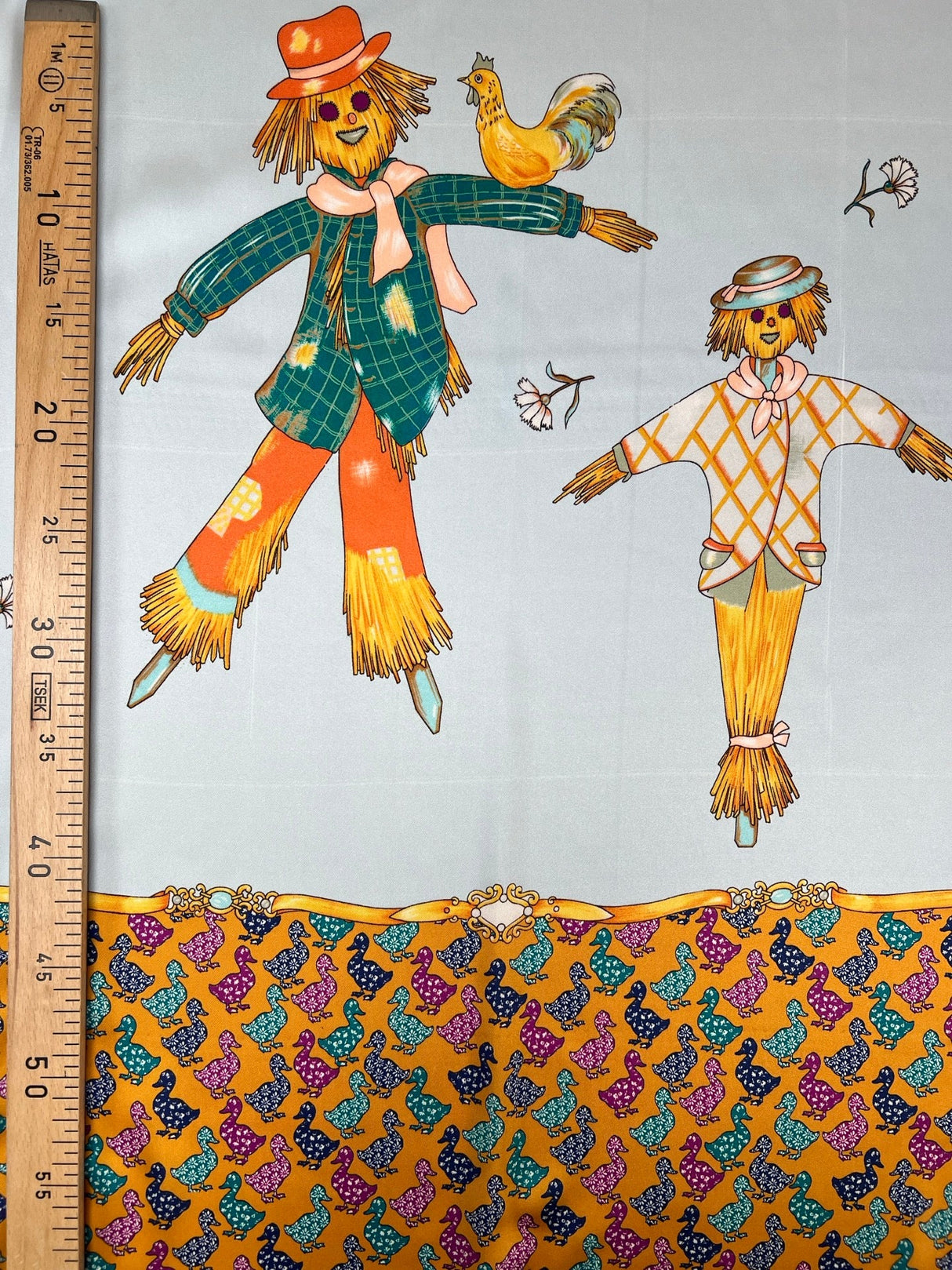 Polyester Sateen Printed Yellow Shades