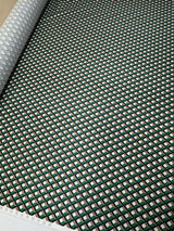 Cotton Poplin Geometric Multicolour Stretch