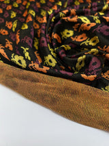 Floral Multicolour Jacquard Knitted Fabric