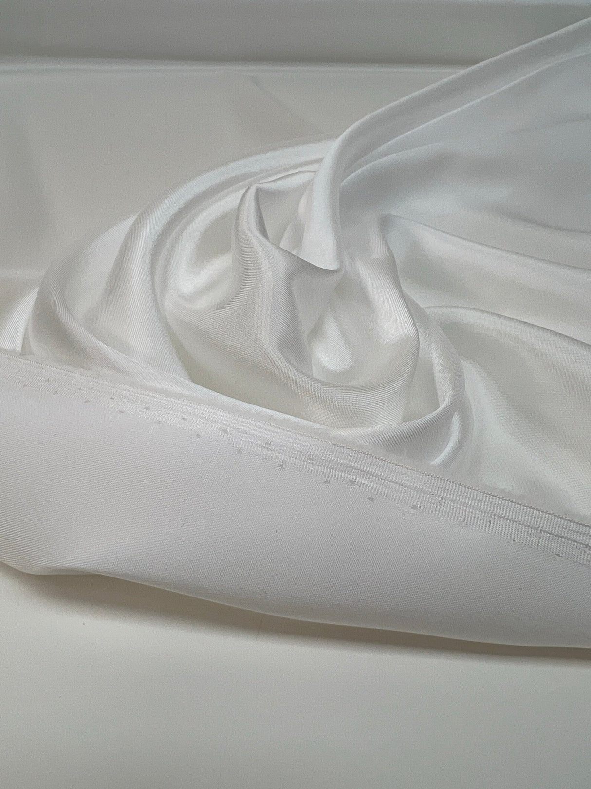 Viscose Rayon Stretch Woven Fabric White Shades