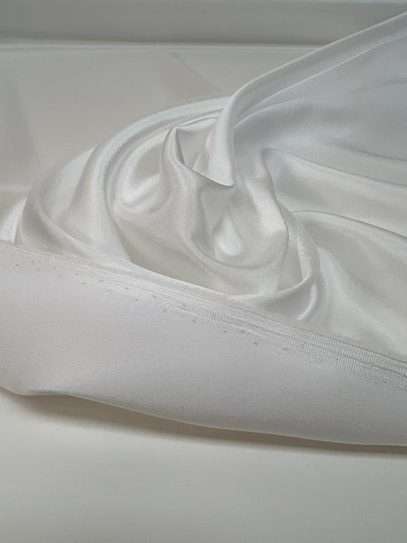 Viscose Rayon Stretch Woven Fabric White Shades