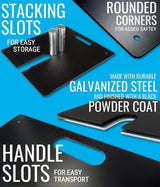 Adjustable Aluminum Backdrop Stand Set 7ft-12ft