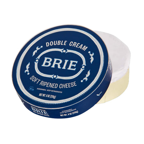 Double Cream Brie Cheese Rich & Creamy Soft Cheese Wheel