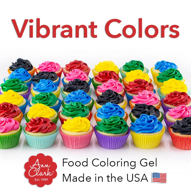 Ann Clark Food Coloring Gel 6-Pack – 0.70 oz Each
