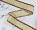 Jacquard Ribbon Trim Greek Metallic 1.50"