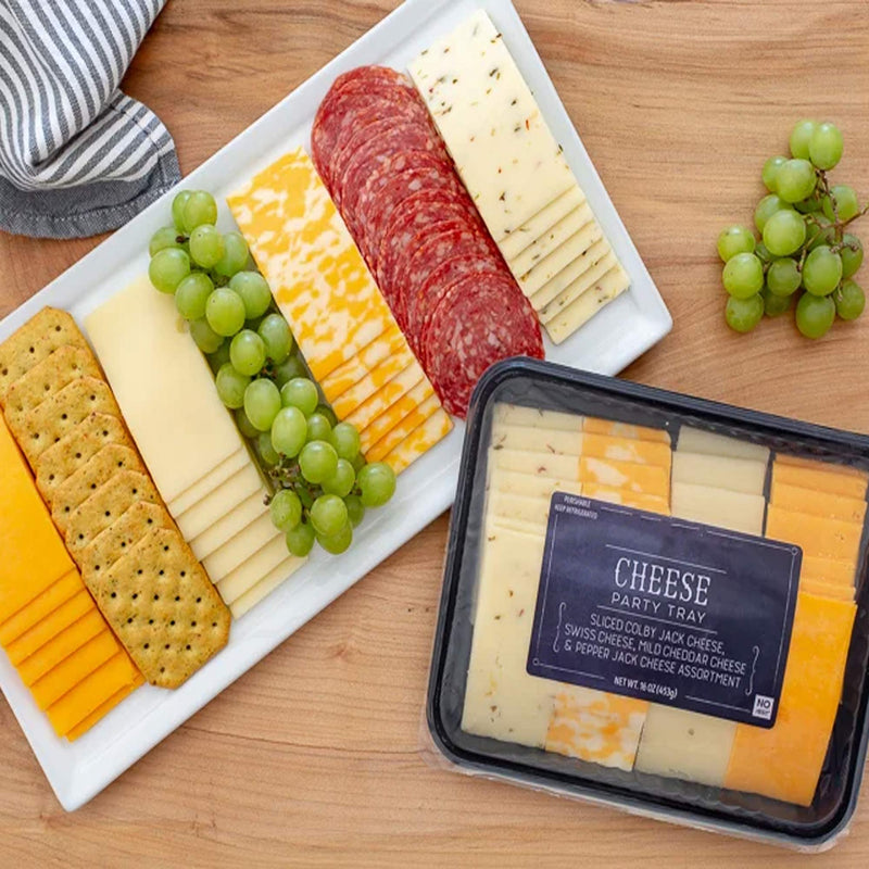 Cheese Party Tray – Assorted Sliced Cheese