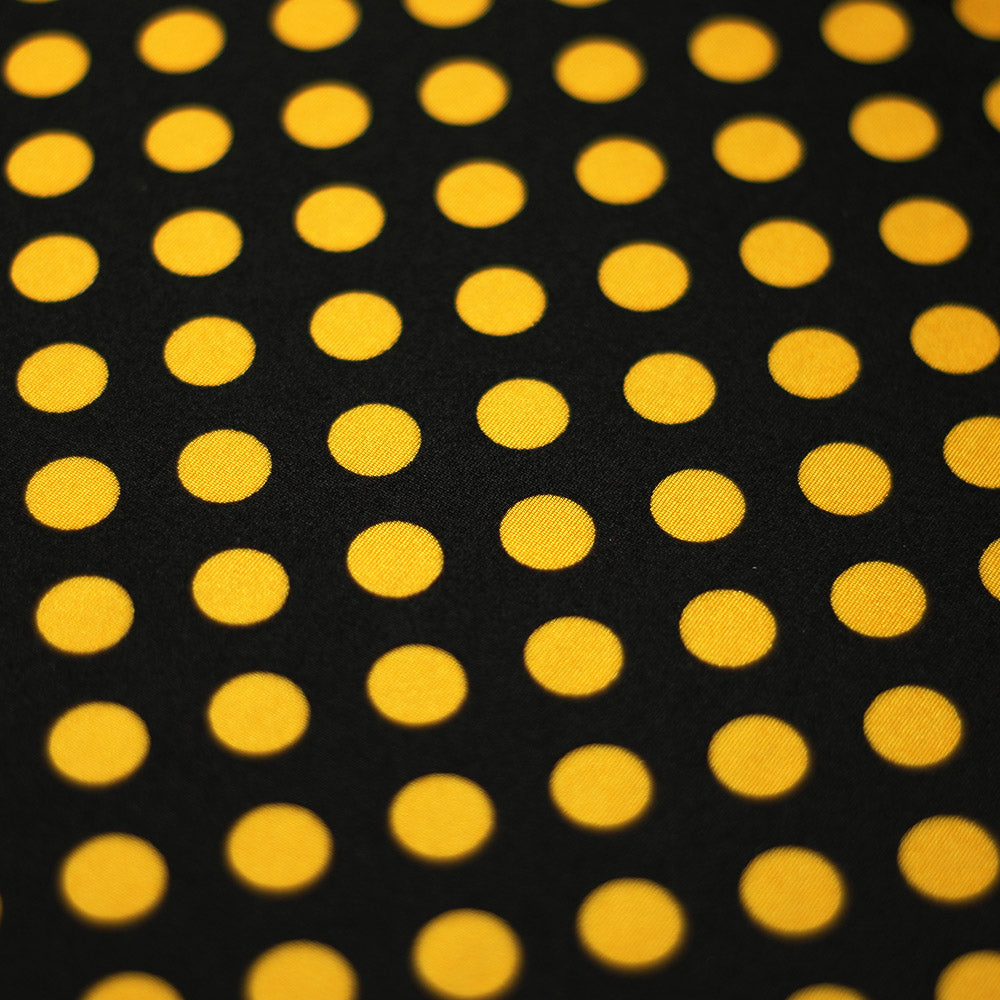 E-Z Dots Nylon Spandex Fabric - Large Polka Dots Print, 58/60" Width (1 Yard)