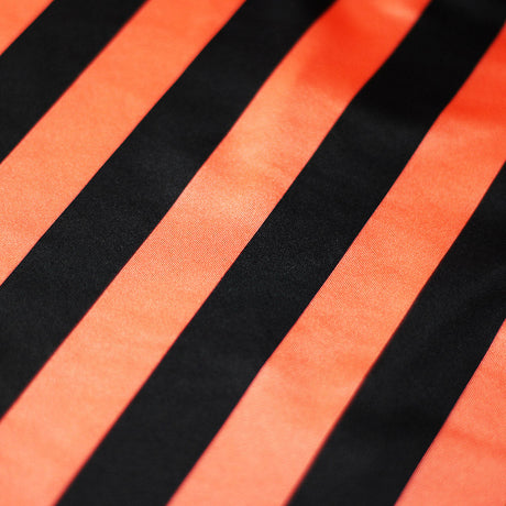 Lucky Stripes Polyester Spandex Fabric - Multi-Color 1" Wide Stripes, 58/60" Width (1 Yard)