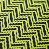 Zig Zag Racer Polyester Spandex Fabric - Multiple Colors, Chevron Zig Zag, 58/60" Width (1 Yard)