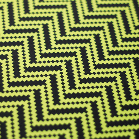Zig Zag Racer Polyester Spandex Fabric - Multiple Colors, Chevron Zig Zag, 58/60" Width (1 Yard)