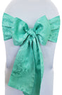 Jacquard Chair Sash 7.5x108 Tiff Blue/Aqua Blue