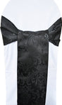 Jacquard Chair Sash Black