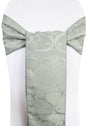 Jacquard Chair Sashes 7.5x108 Silver