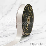 7/8" Double Face Satin-50 Yds (Antique White)