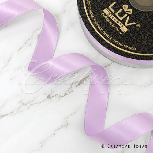7/8" Double Face Satin-50 Yds (Lavender)