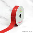 7/8" Glitter Grosgrain Ribbon-10 Yds (Red)