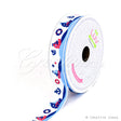 7/8" Grosgrain Nautical Sailboat-10 Yds (White)