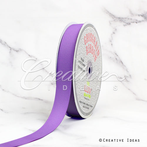 7/8" Grosgrain Ribbon - 50 Yards (Ube)