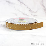 7/8" Grosgrain Ribbon - 50 Yards (Antique Gold)