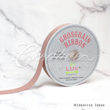 7/8" Grosgrain Ribbon - 50 Yards (Blush)