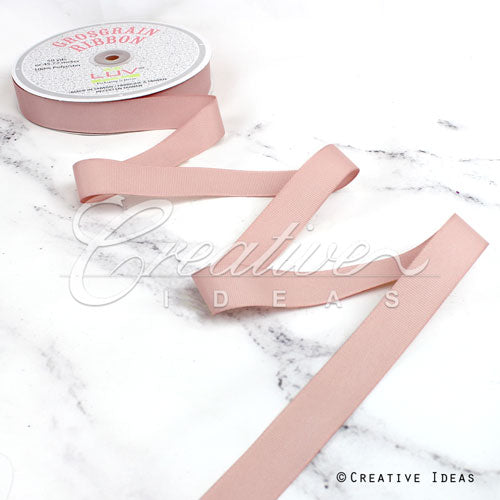 7/8" Grosgrain Ribbon - 50 Yards (Blush)