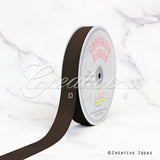 7/8" Grosgrain Ribbon - 50 Yards (Brown)