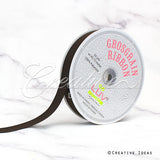 7/8" Grosgrain Ribbon - 50 Yards (Brown)