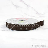 7/8" Grosgrain Ribbon - 50 Yards (Brown)