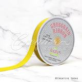 7/8" Grosgrain Ribbon - 50 Yards (Canary)