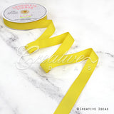 7/8" Grosgrain Ribbon - 50 Yards (Canary)