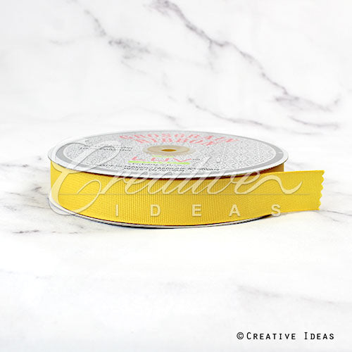 7/8" Grosgrain Ribbon - 50 Yards (Canary)