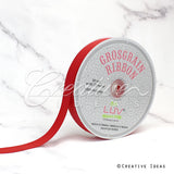 7/8" Grosgrain Ribbon - 50 Yards (Coral)