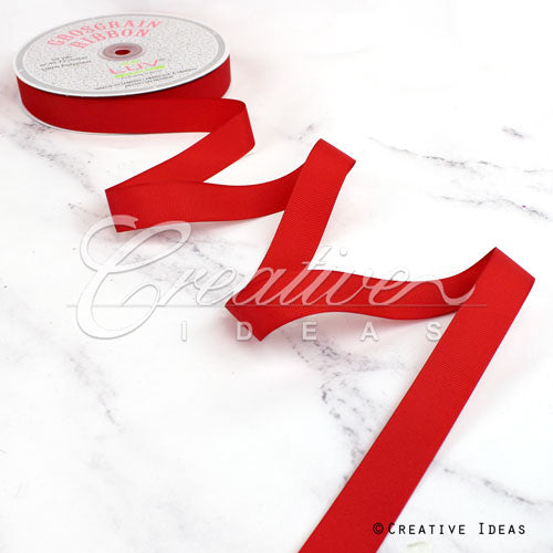 7/8" Grosgrain Ribbon - 50 Yards (Coral)