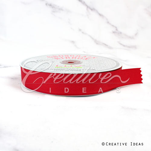 7/8" Grosgrain Ribbon - 50 Yards (Coral)